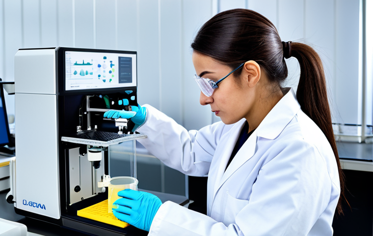 **

A researcher in a clean, modern laboratory, fully clothed in appropriate lab attire (lab coat, gloves, safety glasses), working with a sophisticated 3D bioprinting machine. The machine is printing a small, complex tissue sample. Background includes scientific equipment and charts. Focus is on the potential of bioprinting to revolutionize medicine. Perfect anatomy (implied for the researcher), correct proportions, safe for work, appropriate content, fully clothed, professional, family-friendly, high quality, detailed textures.

**